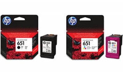 C2P11AE Tintapatron Deskjet Ink Advantage 5575 nyomtatóhoz, HP 651, színes, 300 oldal