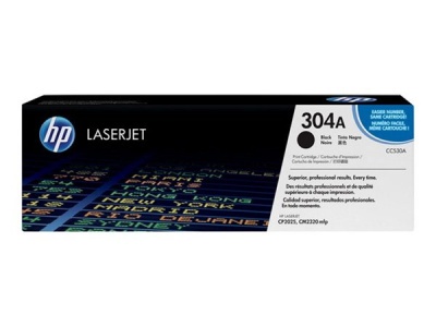 CC530A Lézertoner ColorLaserJet CM2320fxi, 2320n nyomtatókhoz, HP 304A, fekete, 3,5k