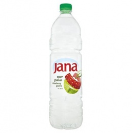 Ásványvíz, ízesített, JANA, 1,5 l, eper-guava